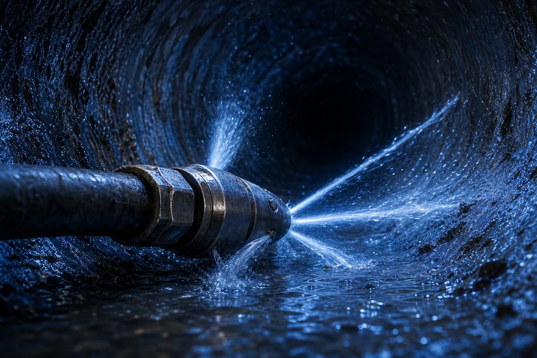 Exemple : buse d'hydrocurage haute pression